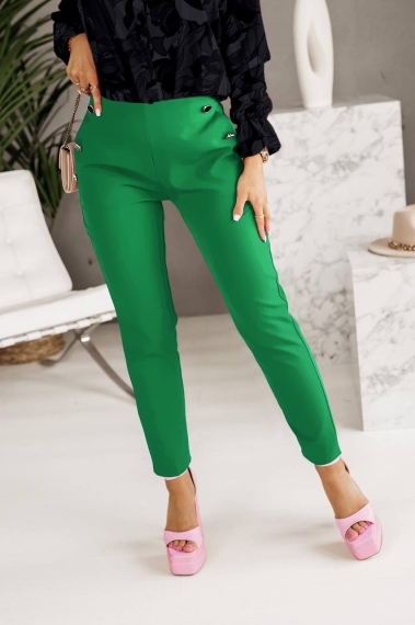 Pantaloni de dama A0890 verde