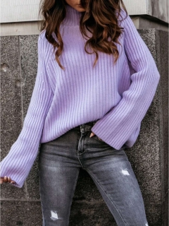 Pulover elegant de damă 00787 violet